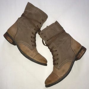 Tan Combat Boots